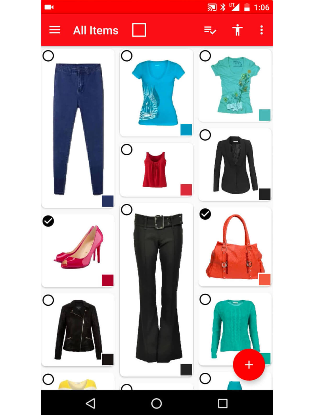 Selected Items